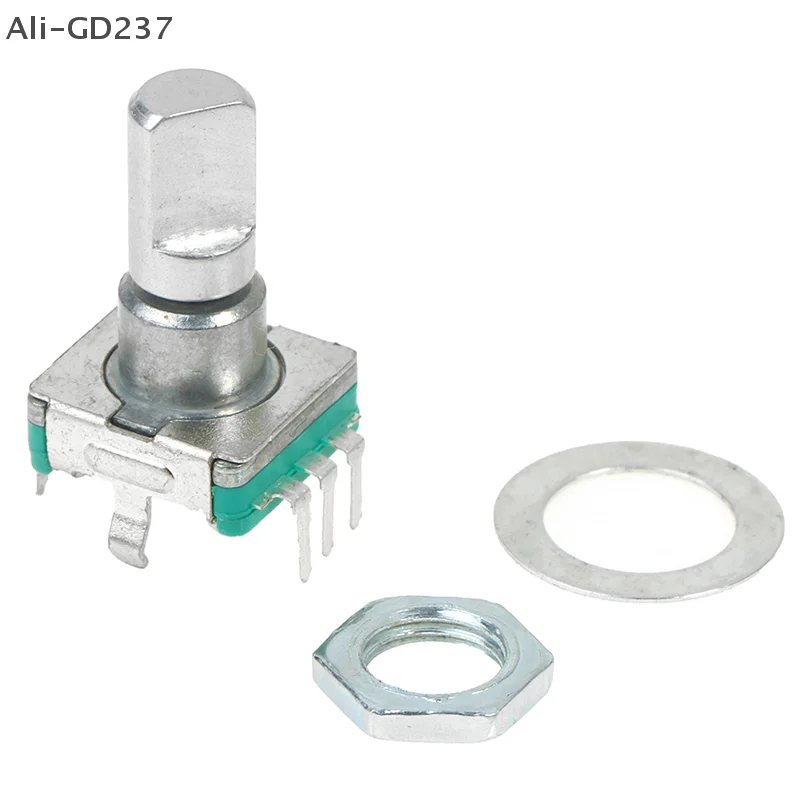 

GD237-1PC EC11 Thin Rotary Encoder with Switch 30 Positioning 15 Pulse 15mm Half-axis