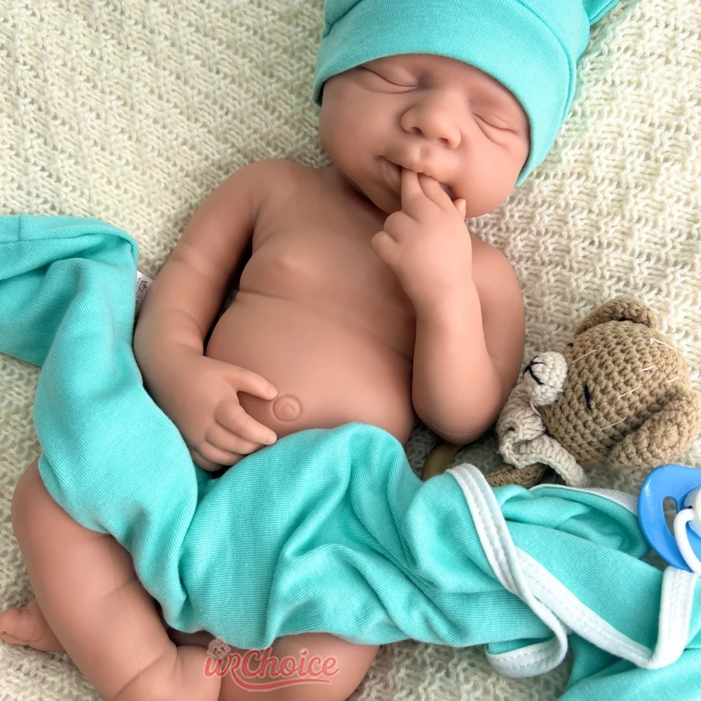 Regalo de muñeca recién nacido realista lavable de boca abierta de 50 cm de bebé y niña Pascale completa de silicona suave renacida para el coleccionista del artista