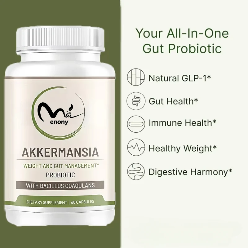 Akkermansia Probiotics Bacillus subtilis ที่มีวิตามิน B2 D3และโครเมียม-น้ำหนักและการจัดการลำไส้