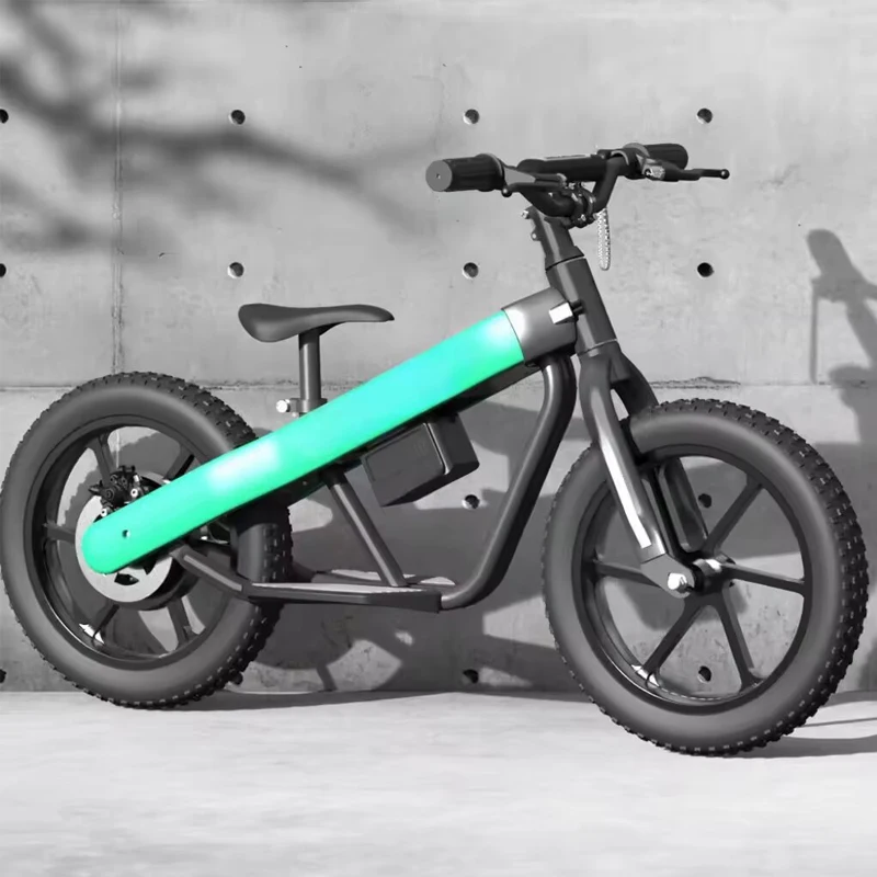 2024 Cheap Kids Electric Bike 36V 250W 350W Motor Optional Frame Color Seat For One Kids Double Seat For Two Kids image 8