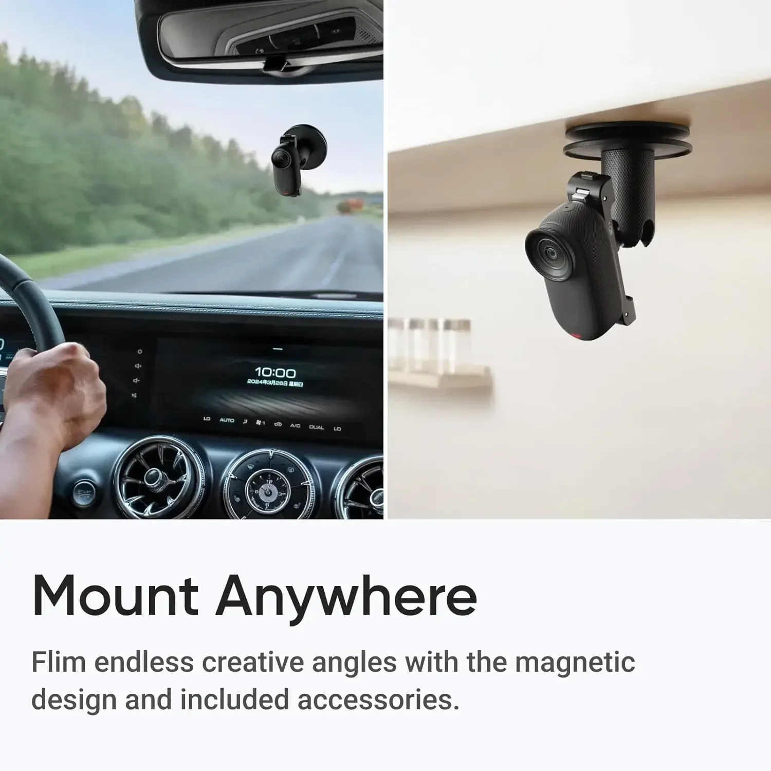 

Insta360 GO 3S 4K Tiny Portable Vlogging Camera,Hands-Free POVs,Mount Anywhere,Stabilization,140 Min Battery Life,10m Waterproof