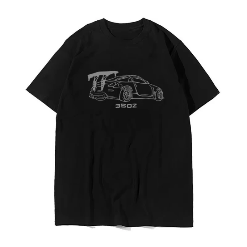 

350Z JDM Legend Japanese Rear-drive MidnightT T-shirt Breathable Sweat Absorption Men's T-shirt High Quality Motorcycle Tee