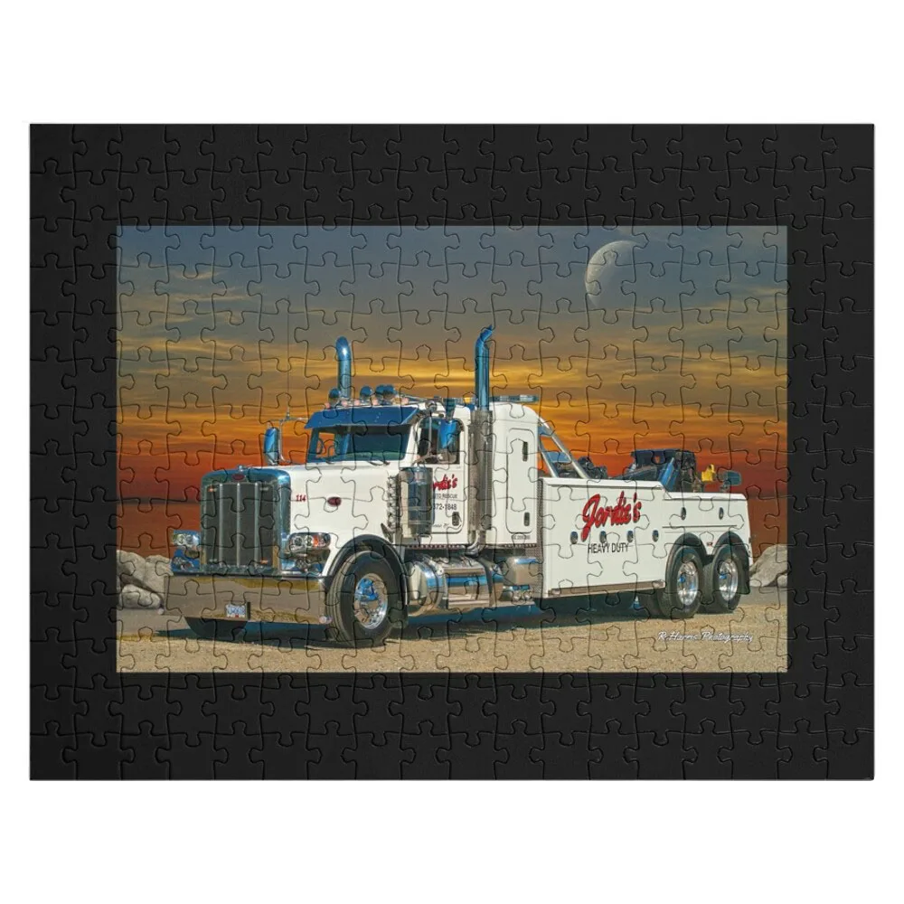 

Tow Truck Jigsaw Puzzle Adult Wooden Puzze Custom Child Gift Puzzle Customized Picture