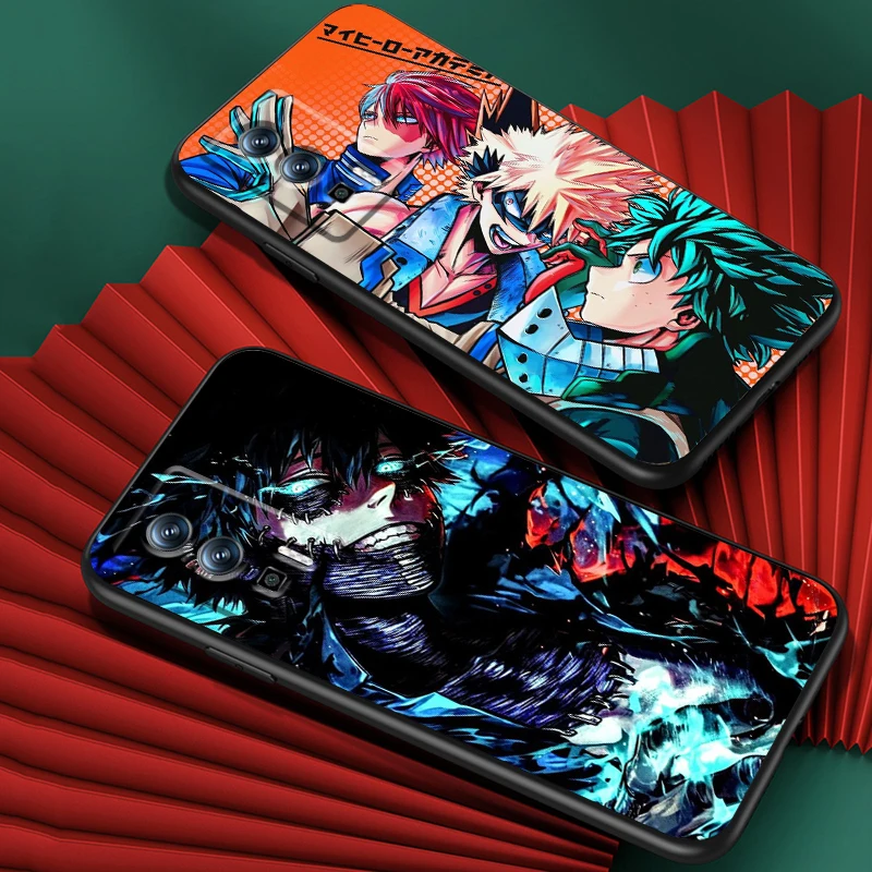 M-My Hero Academia Cool Art For Xiaomi Redmi 9A 9C 9AT 10C 9 9T 10 12C 13C A3 12 K60 A1 K50 K40 5G Black Funda Phone Case