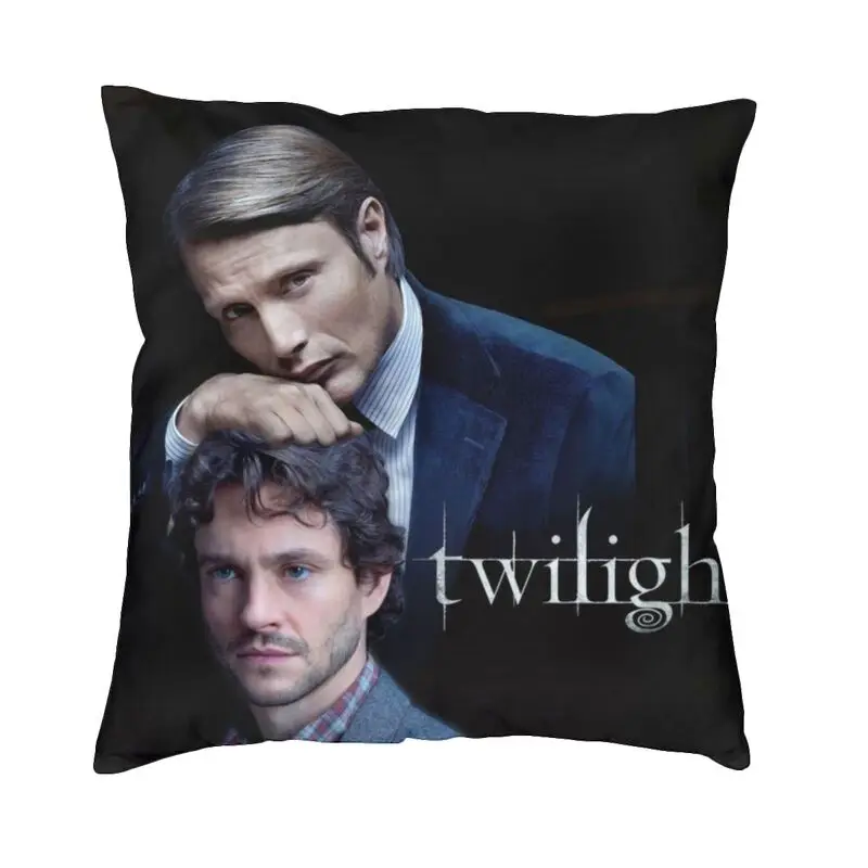 Fashion Hannibal But Twilight Cushion Cover 40x40 Soft Pillow Case for Sofa Square Pillowcase Home Decor