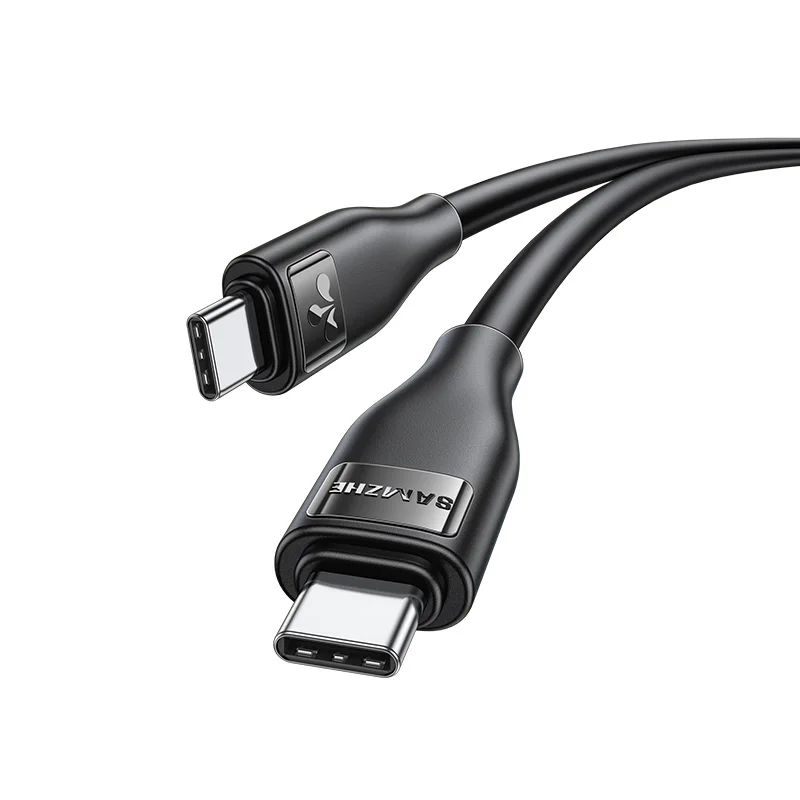 SAMZHE Type C naar Type C PD100W Snellaadkabel USB 3.2 20Gbps ThunderBolt 3 8K Verleng datasnoer voor iPhone 17 Pro MacBook