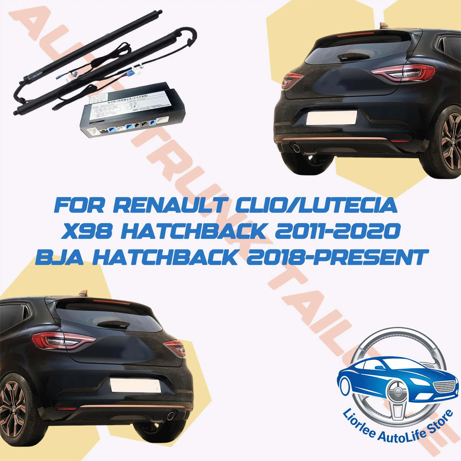 

Электропривод багажника для Renault CLIO/Lutecia X98/BJA (хэтчбек), автоматический доводчик задней двери, упор для багажника