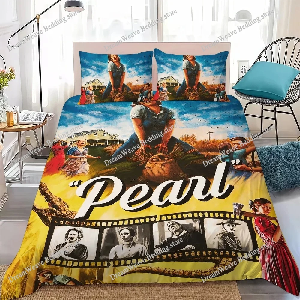 Horror Movie Pearl Duvet Cover Set Home Style Bedding Soft Laundry Cotton Bed  Student Dormitory Gift