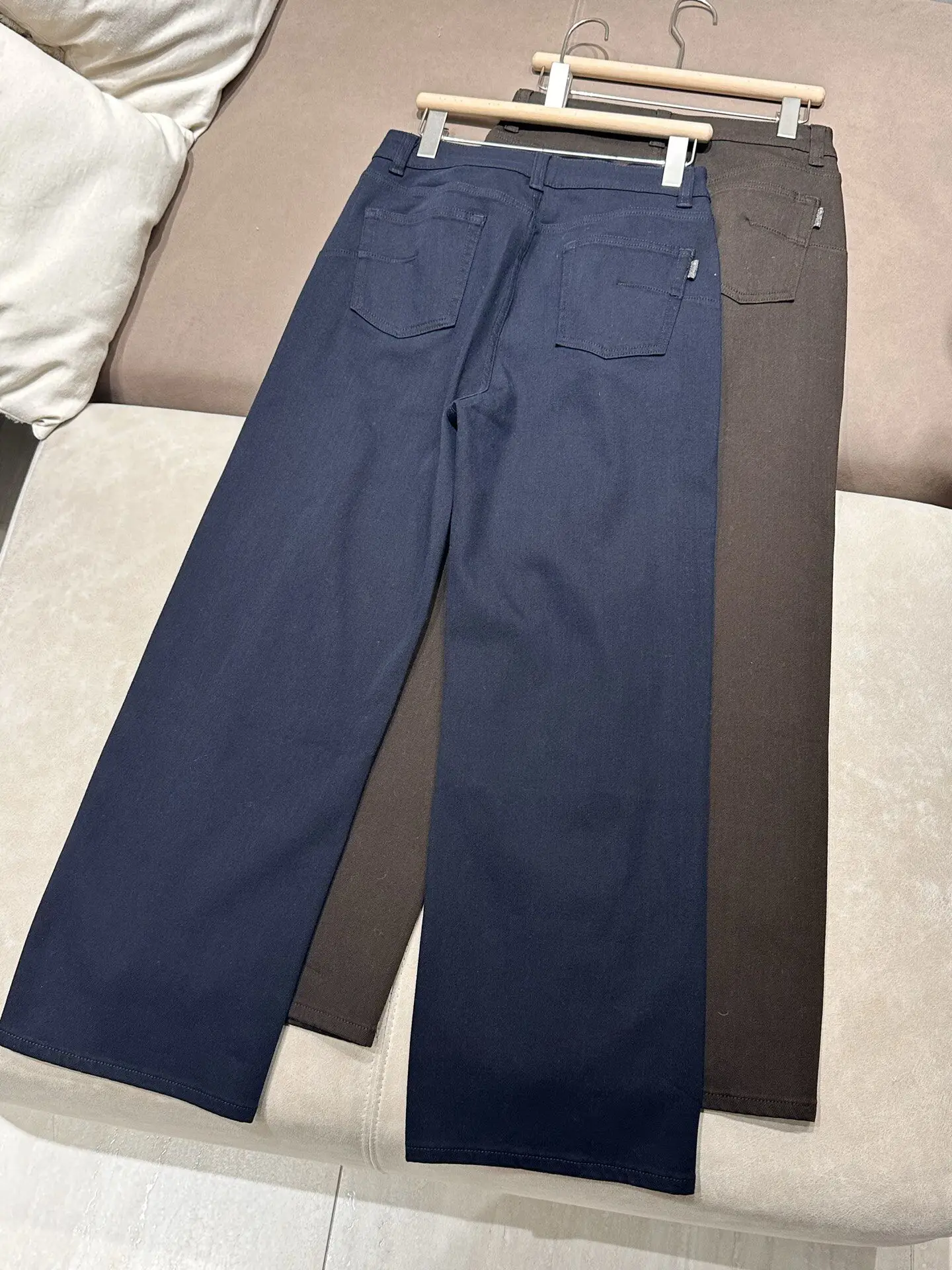 New High-Quality Women'S High-Waisted Wide-Leg Straight-Cut Trousers (Fall/Winter 2026) – Slimming, Leg-Lengthening Casual Pants