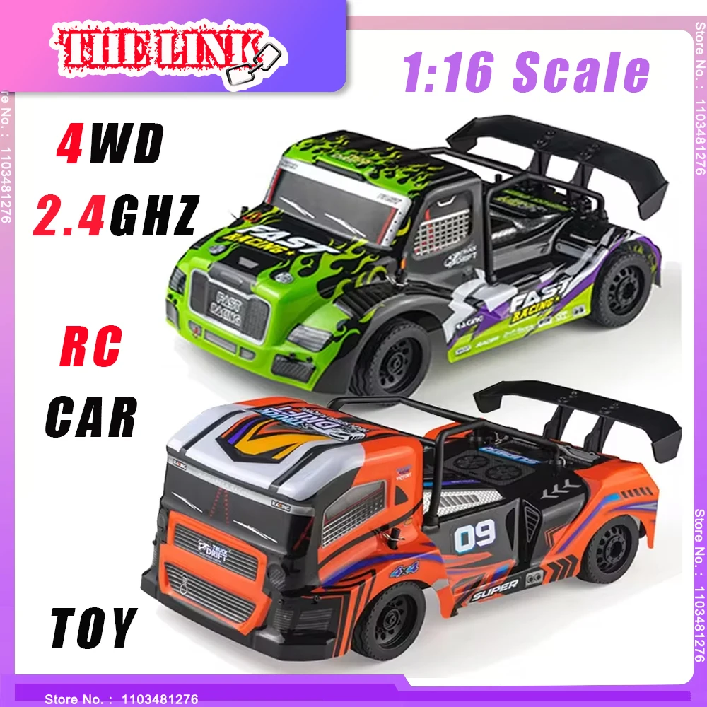 

1:16 Scale 4X4 RC Trucks 4WD Racing Drifting Car High Speed Electric Remote Control Cars RC Tractor Toy For Boys Adult THE LINK