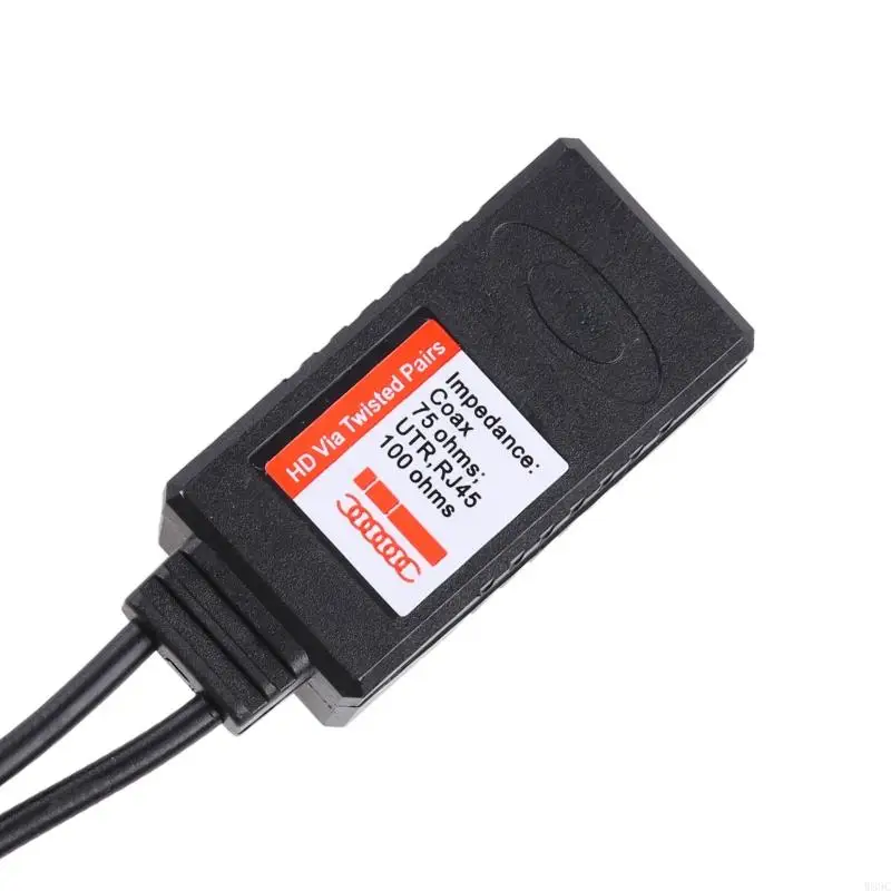 W89C 1 Par BNC a RJ45 Potencia video pasiva + Balun Transceptor para CCTV Camera