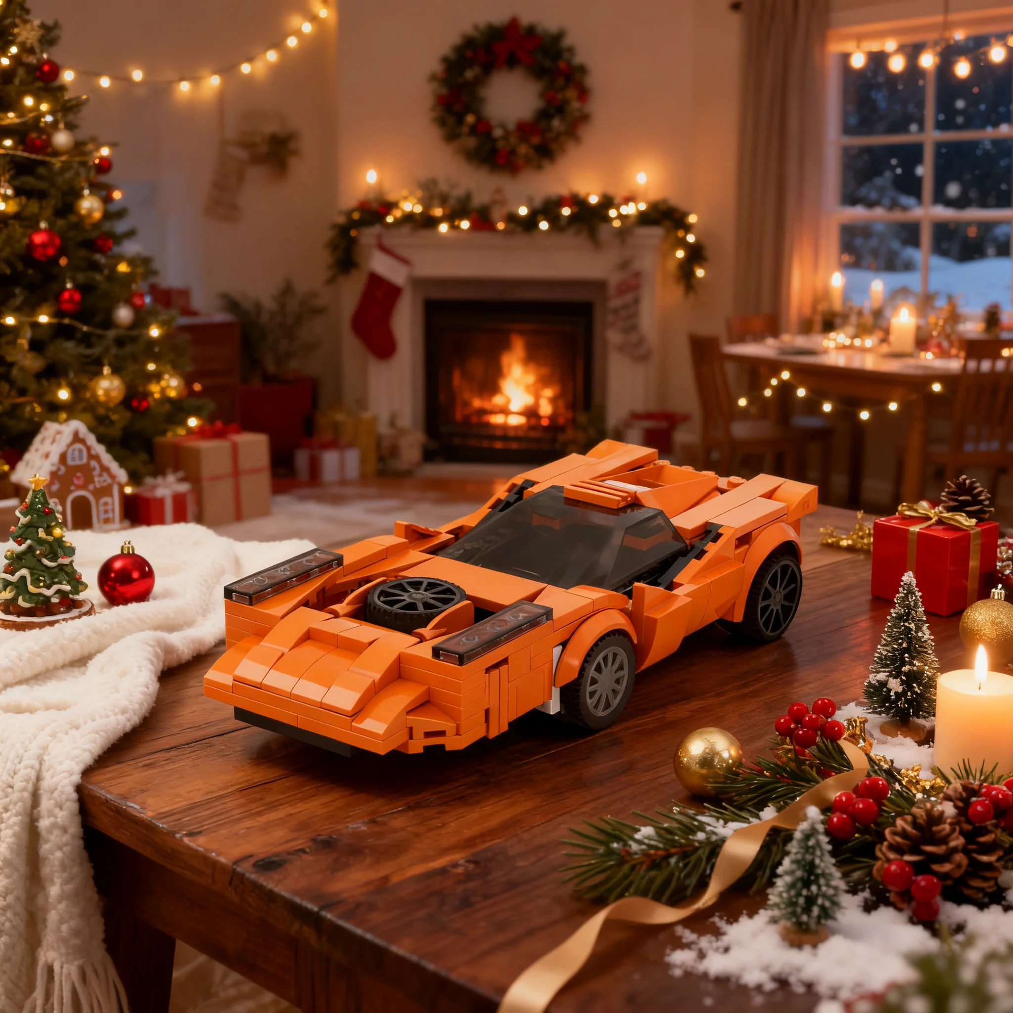 188pcs MOC city Champions The McLarened Prototype Model Christmas Gift Creative DIY Assembly Collection Craft
