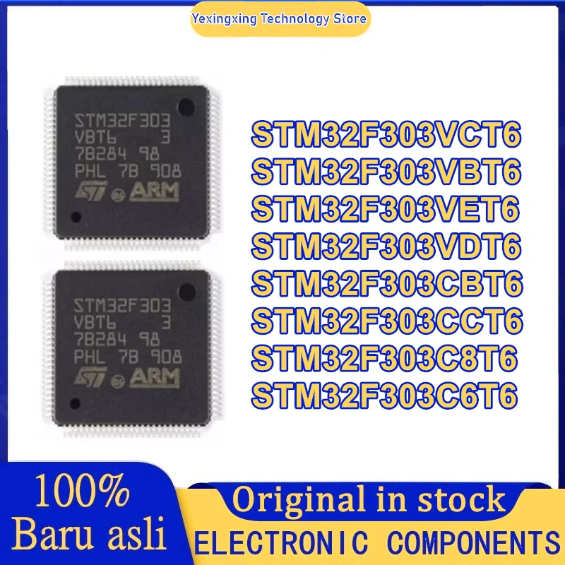 

5PCS STM32F303VCT6 STM32F303VBT6 STM32F303VET6 STM32F303VDT6 STM32F303CBT6 STM32F303CCT6 STM32F303C8T6 STM32F303C6T6 in stock
