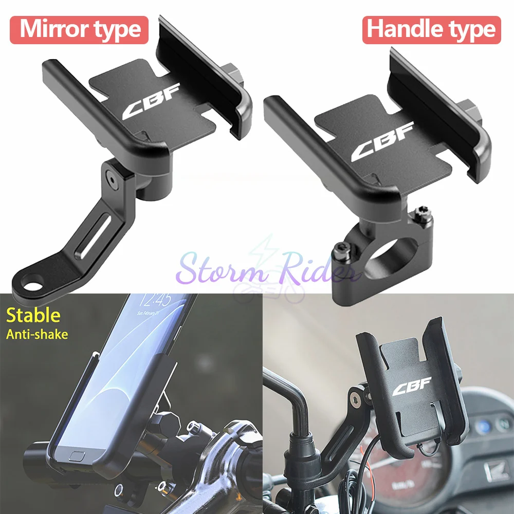 

For Honda CBF 600 CBF1000 CBF 125 150 250 500 600 600s SA Bicycle Mobile Phone Holder Handlebar GPS Stand Bracket Motorcycle