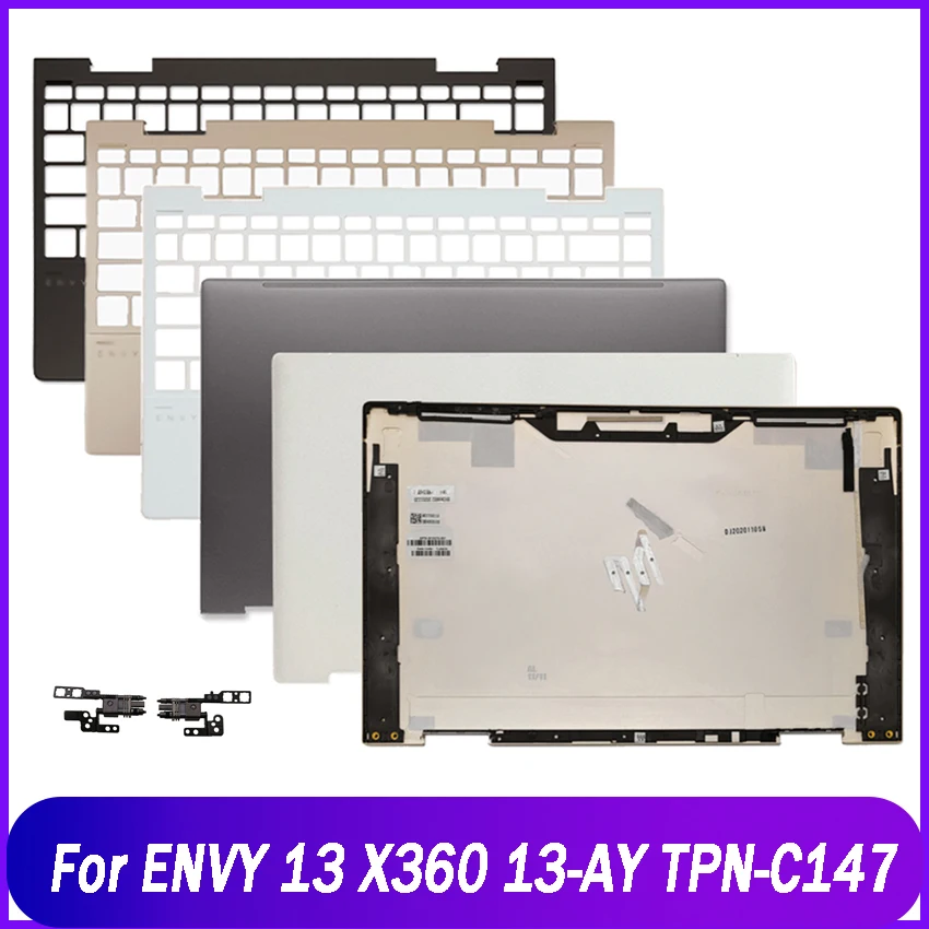 

New For HP ENVY 13 X360 13-AY TPN-C147 Laptop LCD Back Cover Front Bezel Palmrest Bottom Case Hinges A B C D Brown White Gold