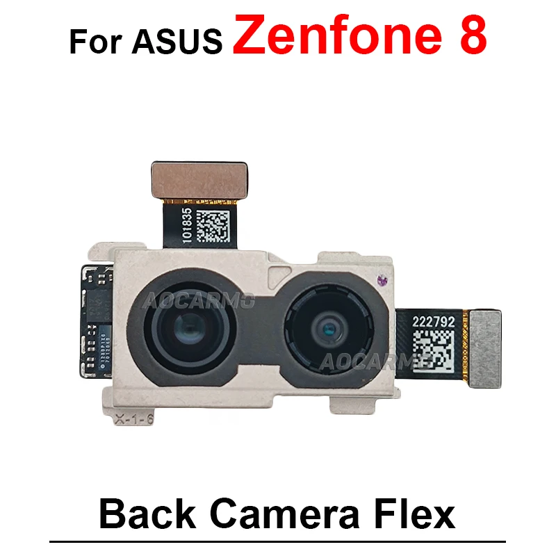 For ASUS ZenFone 9 10 7 7Pro 8 AI2202 Zenfone 8 Flip Back Main Rear Big Camera Flex Module Replacement Repair Parts