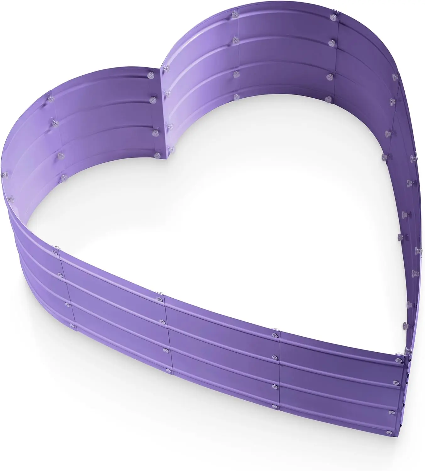 

Оцинкованные приподнятые грядки для садоводства на открытом воздухе, для овощей и цветов - фиолетовый металлический ящик с безинструментальной сборкой