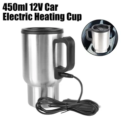 lectric Heating Car Kettle Thermos Cup Portable Kettle Vehicle Heating Cup Household Appliances Electric Heating Cup