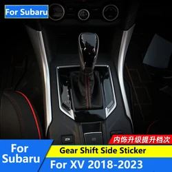 Console Center Gear Shift Side Strip Trim Cover For Subaru XV 2018 2019 2020 2021 2022 2023 ABS Car Decoration Accessories