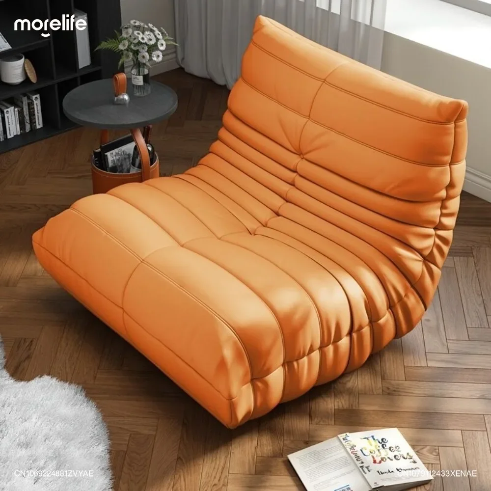 

Nordic Style Caterpillar Lazy Sofa Light Luxury Bedroom Balcony Tatami Single Person Sofa Sofas for Living Room Furniture K01