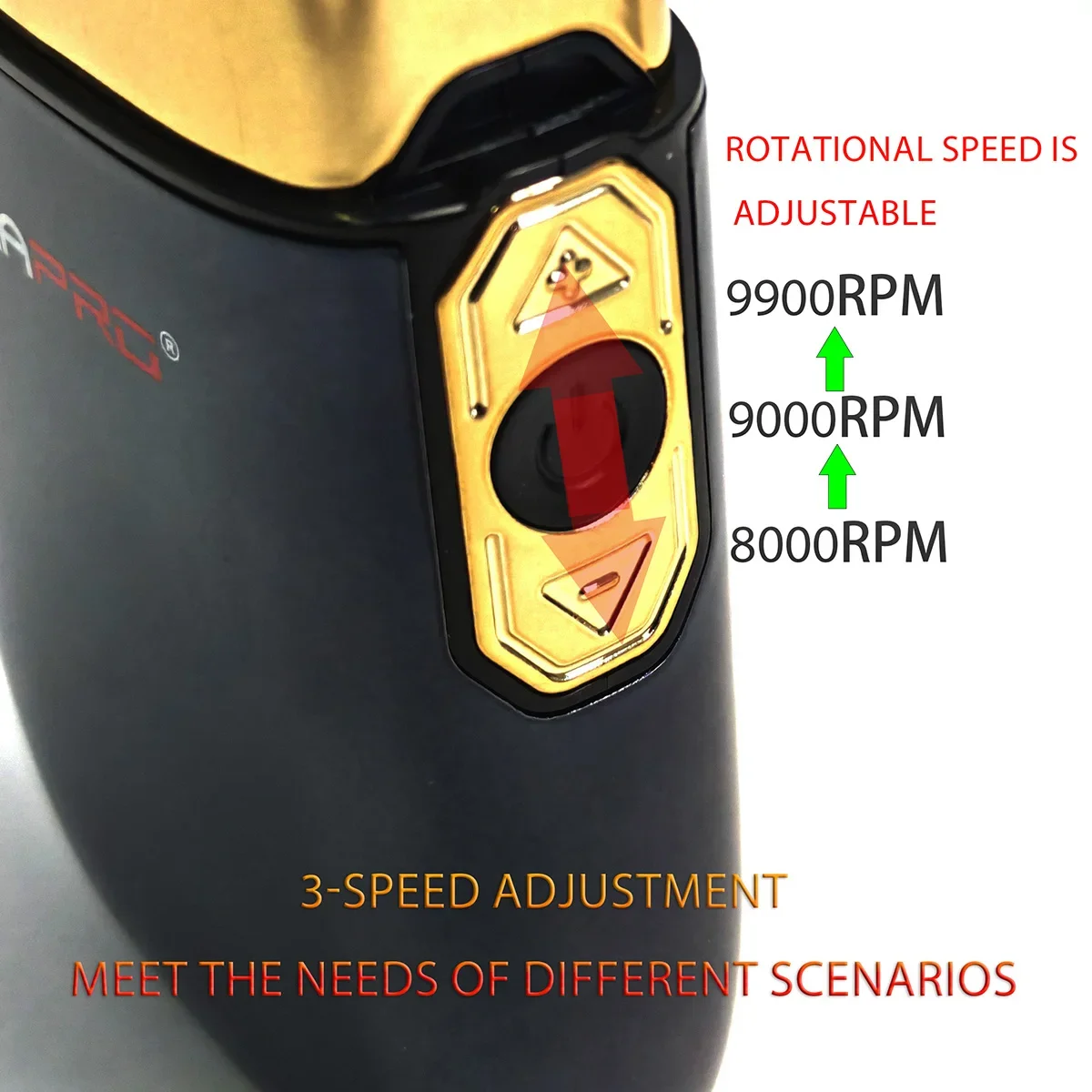 BRDCLIP-ماكينة حلاقة كهربائية احترافية للرجال ، ماكينة حلاقة مزدوجة الرقائق ، ماكينة قص شعر لاسلكية بمنفذ يو إس بي ، دورة في الدقيقة ،