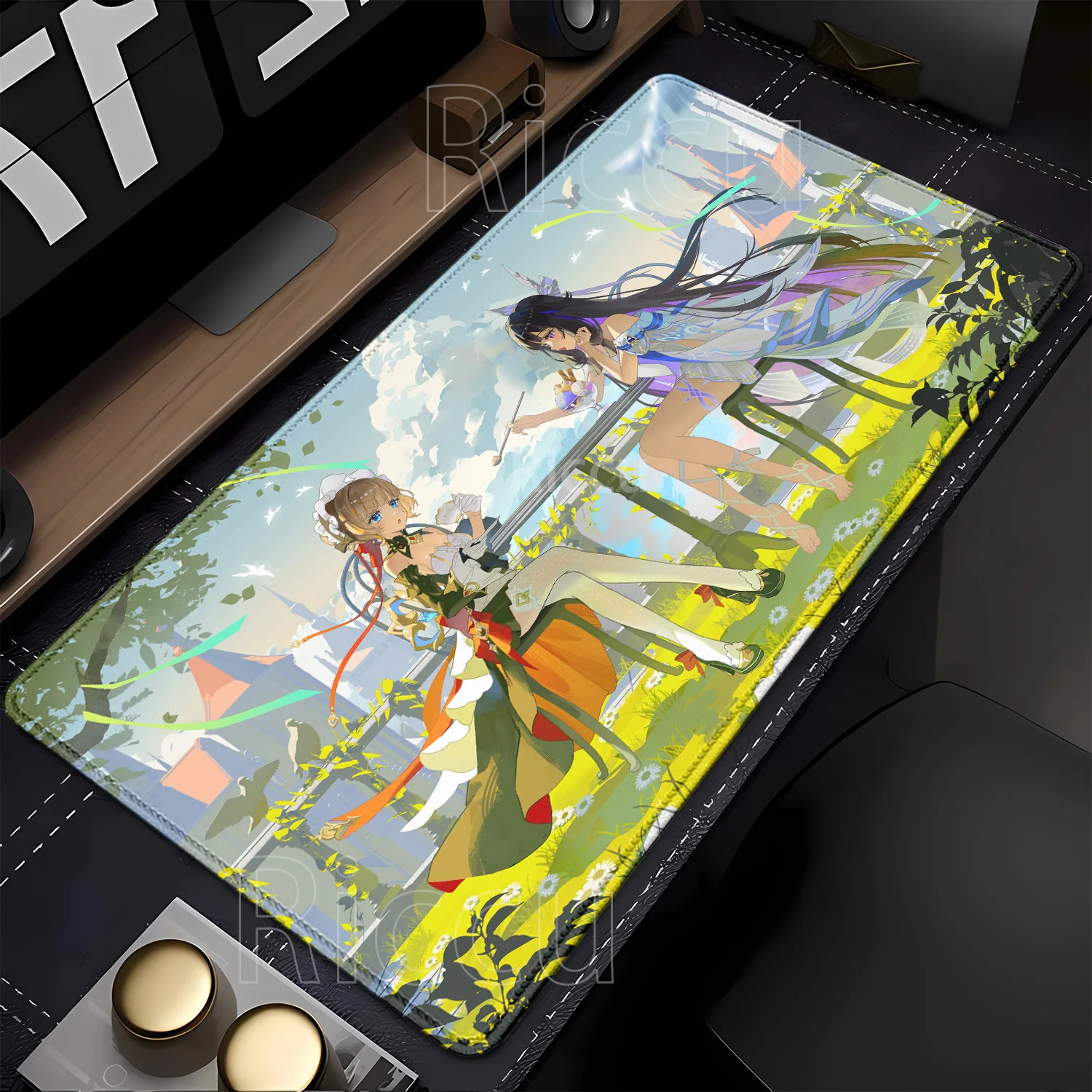 콜럼비나 산드론 게이밍 원신 임팩트 HD 프린팅 마우스 - Gaming Accessories Girls 리뷰 및 가격