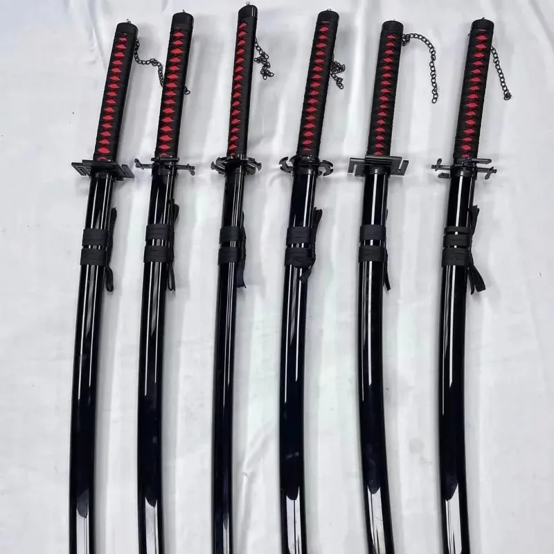Anime Bleach Katana Holz-Ninja-Klinge Aizen Sousuke Cosplay-Requisite Schwert in Originalgröße Japanisches Katana Samurai-Säbel Spielzeug Geschenk – Detail 11