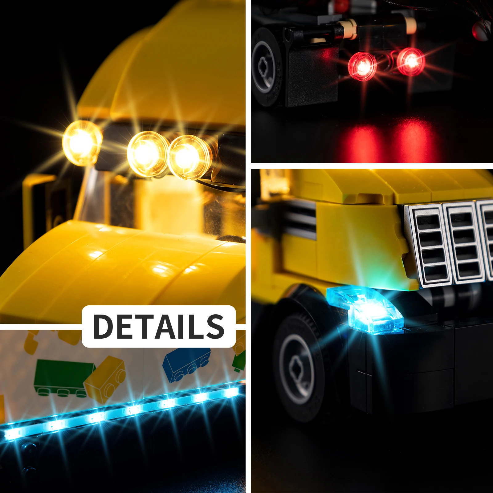 

LED Light Kit for Yellow Delivery Truck 60440
