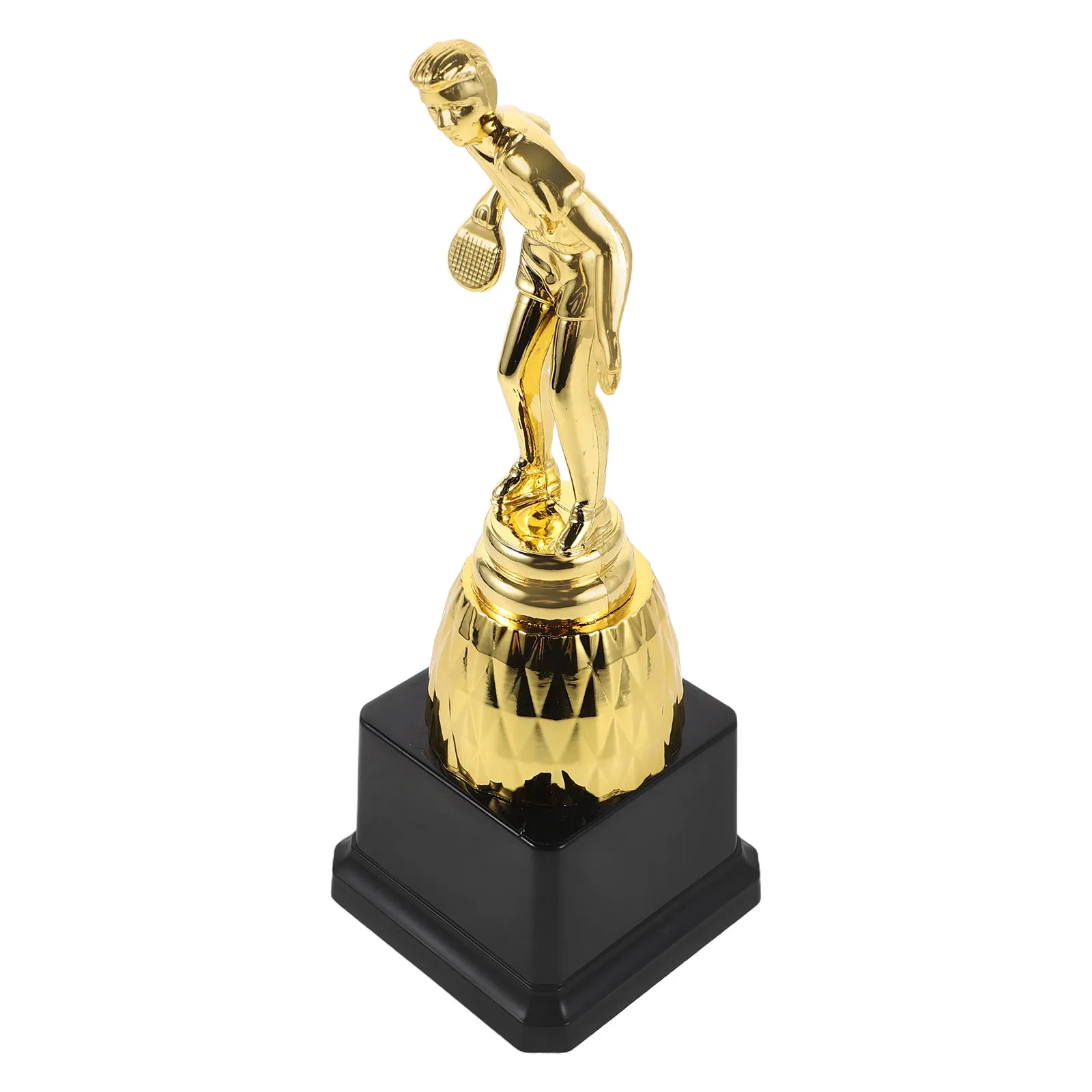 

Champion Trophy for Table Tennis Competition Ping Pong Winner Award Cup Medal Gold Finish Prize with Display Stand