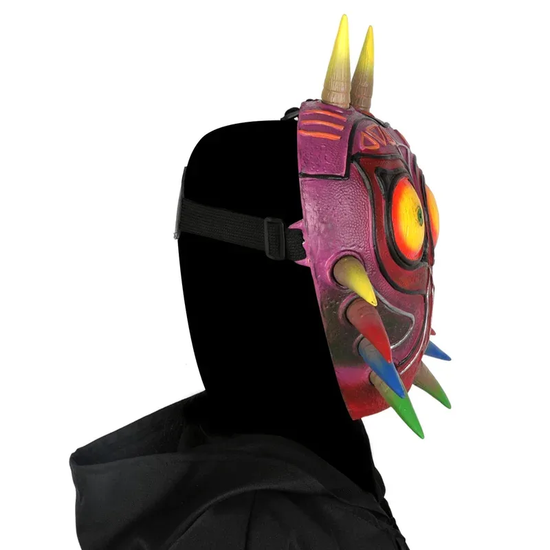 CyMajoras Mask Legend مضحك الجدة اللاتكس قناع مخيف واقعية قناع الوجه هالوين تأثيري حلي الدعائم الكبار