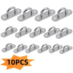 304-M6 M5 M8 Oval Eye Board Marine Deck Buckle Staple Boat Shade Sail Mounting Fastening Set - 304 Marine Grade Stainless Steel
