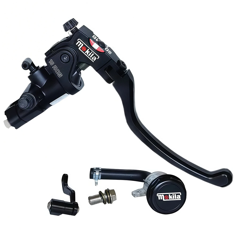 22mm 19RCS Bremse Kupplung Hebel Hauptzylinder Hydraulische Kupplung Pumpe Reservoir CNC Aluminium Motorrad Zubehör Universal