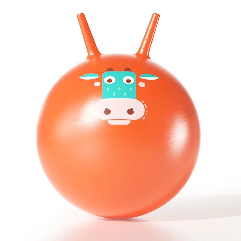 Mideer Sensory Training Bounce Ball Moo Moo Cow  (Free Pump Equipped）Kid's Toy