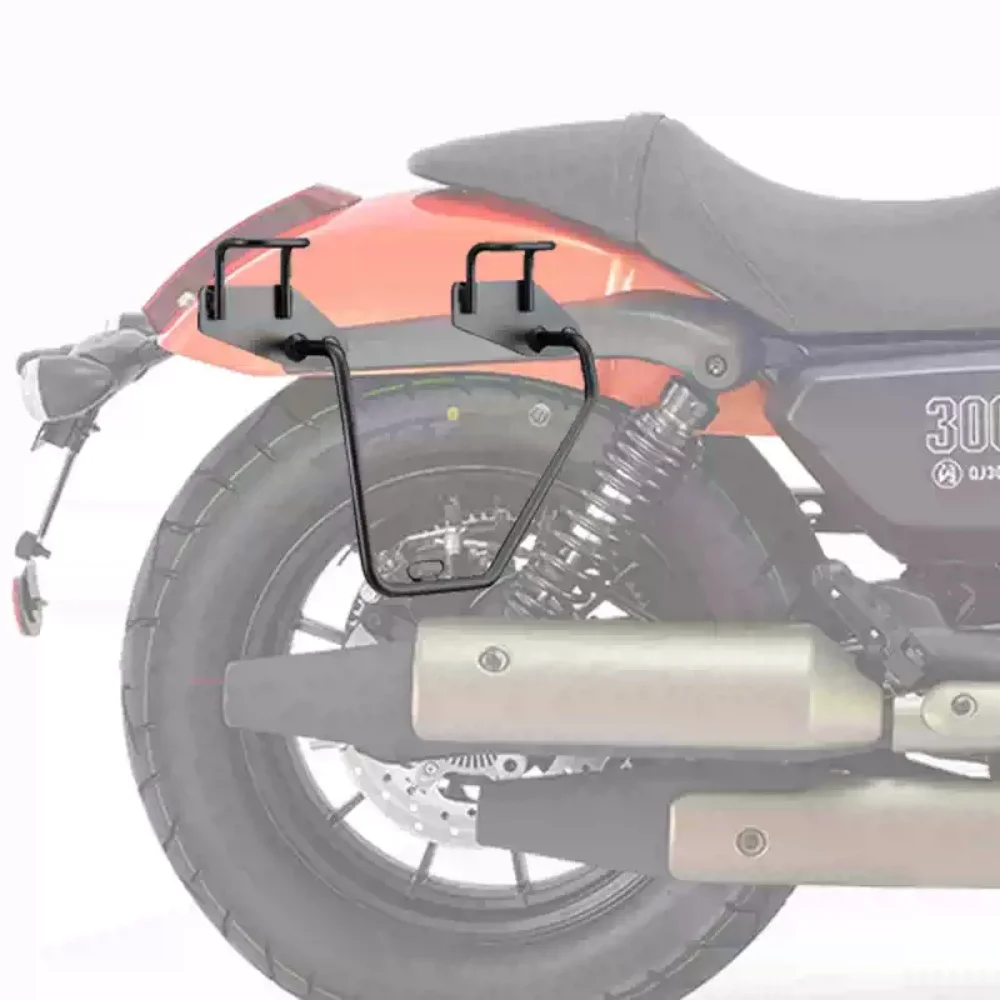Suitable for Benda Chinchilla 300 side bag racks/mounts and QJMOTOR SRV 300S motorcycle modified tail bag brackets.