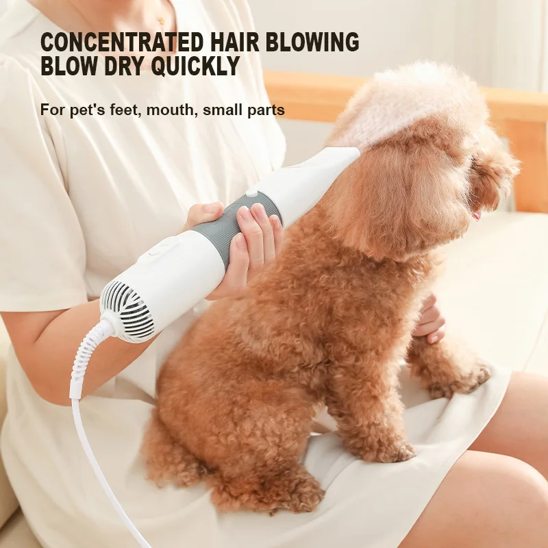 3-In-1 Pet Dog Dryer Quiet Dog Hair Dryers and Comb Brush Grooming Kitten Cat Hair Comb Puppy Fur Blower Low Noise Pet Products