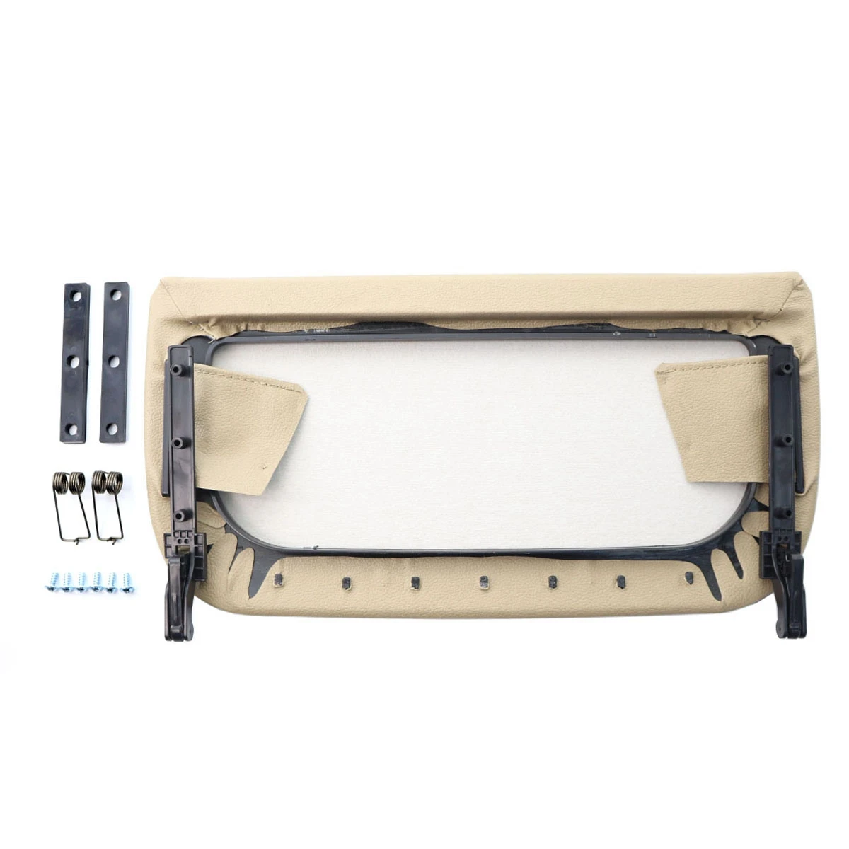 

Seat Backrest Pocket Cover PU Leather Seat Back Storage Pocket Panel Cover For BMW 5/7 Series F10 F11 F07 F01 F02 Beige-Y79A