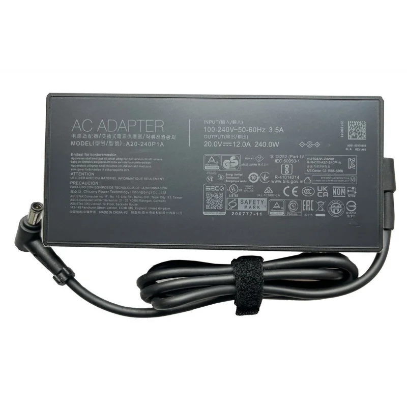 

20V 240W AC Adapter Charger For Asus ROG Strix Scar G533QS-XS98Q G533QS-HQ132T