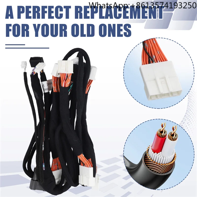 

A73X-16P Stereo Radio Wiring Harness Connector Cable W/Canbus For Mazda 1Th 2014-2020 (Keep Original-Vehicle System)