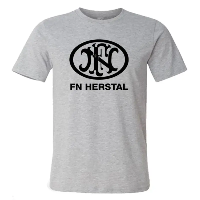 FN Herstal Firearms Guns Herren Grau Größe S bis 5XL