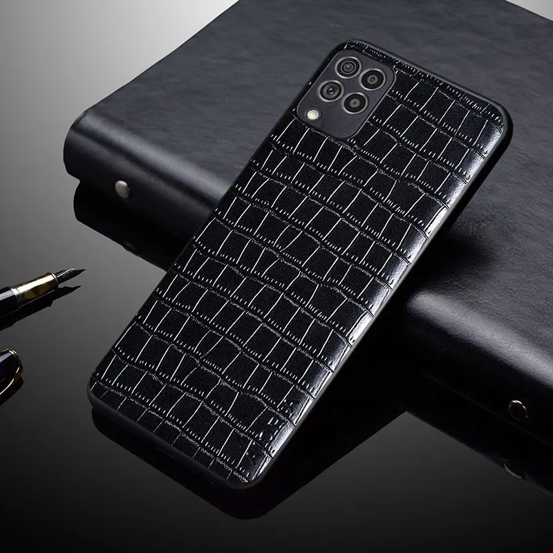 Luxury Leather Case For Samsung A12 M23 M32 Premium Slim Fit Cover for samsung galaxy a12 m32 m52 m53 5g case