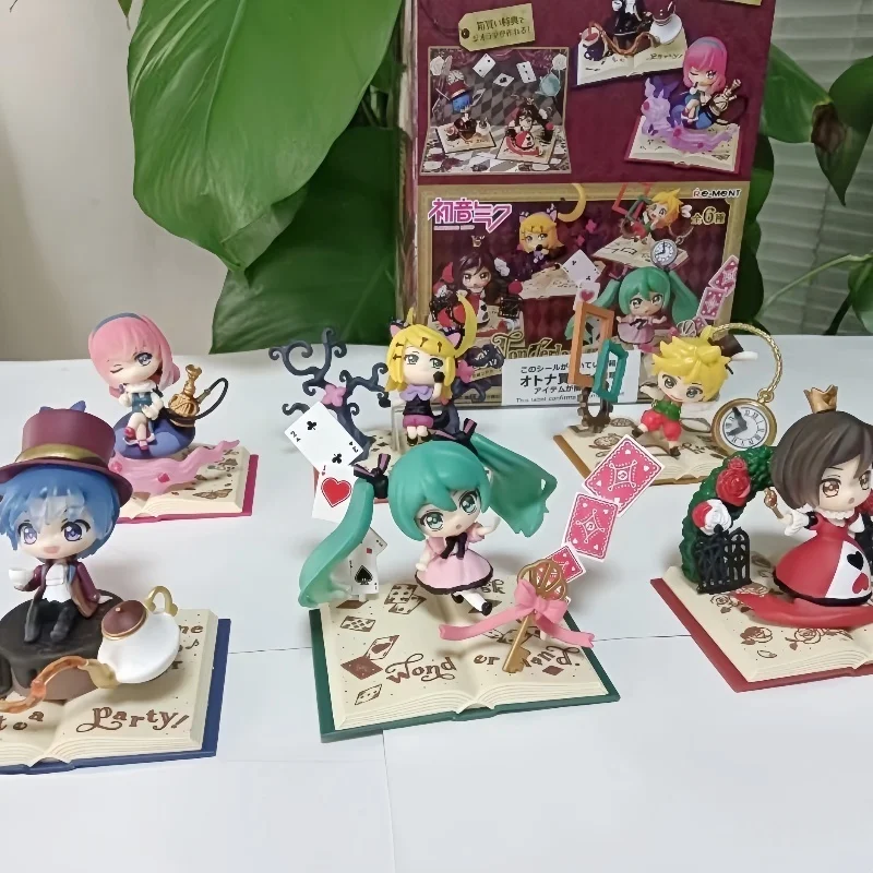 Re-ment Hatsune Miku caja ciega muñeca misterioso paraíso secreto nuevo en Stock modelo de juguete para accesorios de coche regalo