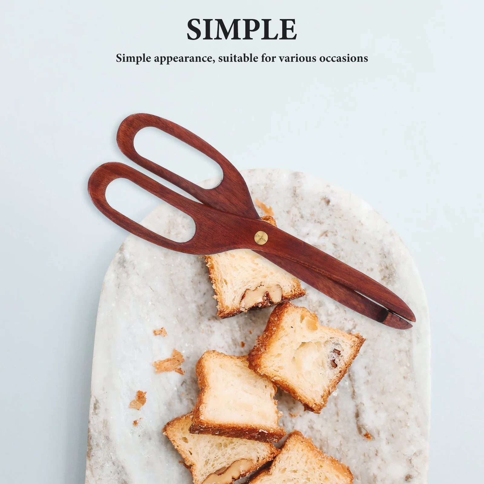 

Wooden Bread Clip Appetizer Tongs Kitchen Cooking Tableware Barbecue Serving Food Kitchenware