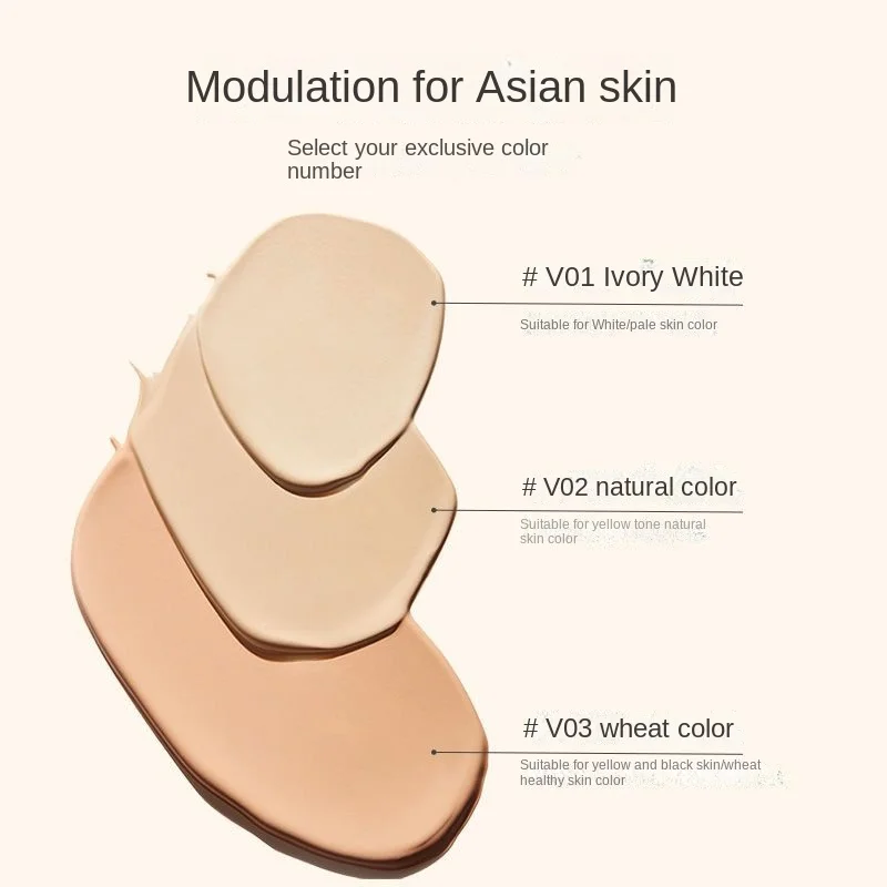 New FV Golden Diamond Shining Flawless Essence Liquid Foundation Concealer Oil Control Moisturizing Long Lasting BB Cream Kit