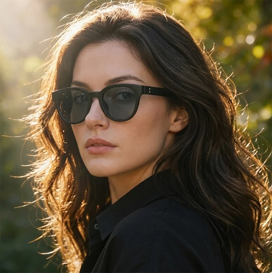 Women Men Cat Eye Polarized Sunglasses Metal Hinges Durable Frames Mirrors Luxury Brand Designer Eyewear Outdoor Beach Vacation