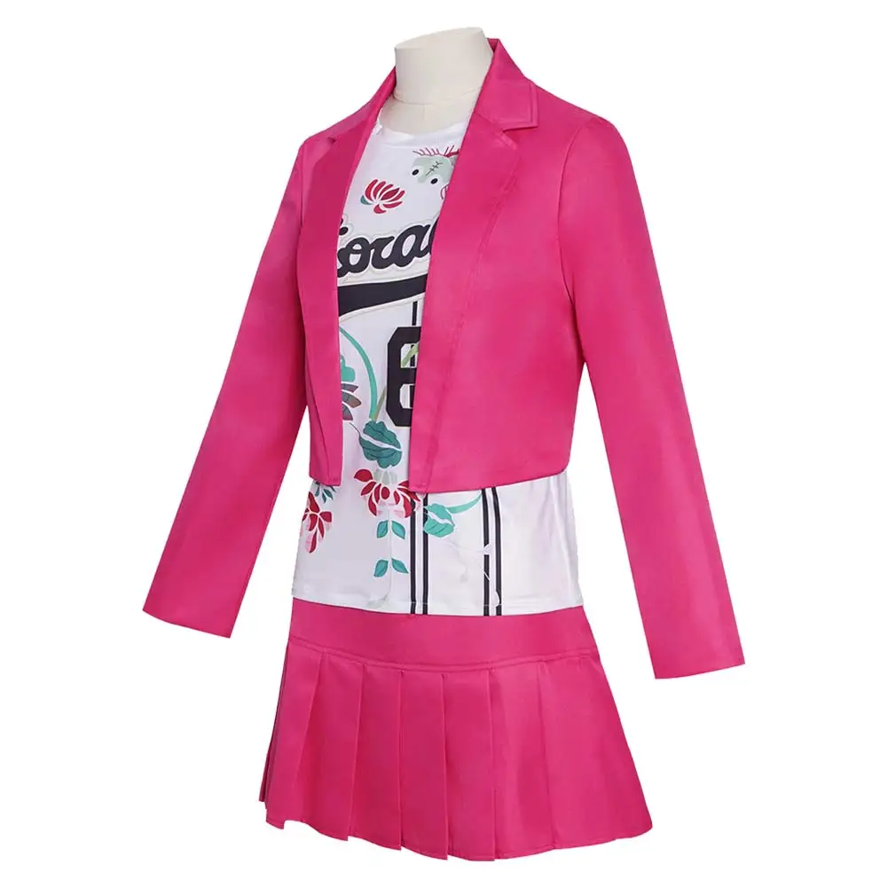 Disfraz de Cosplay de Kevin Copeland de White Cos Chicks, Abrigo, Camisa, Falda, Ropa para Hombres y Mujeres, Traje de Fantasía para Halloween, Carnaval y Fiestas