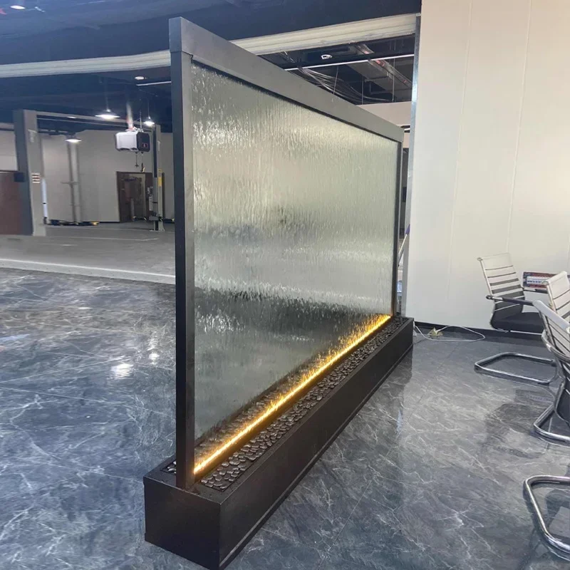 

l Нестандартный размер 2-метровый стоячий фонтан-водопад умный интеллектуальный водяной падение