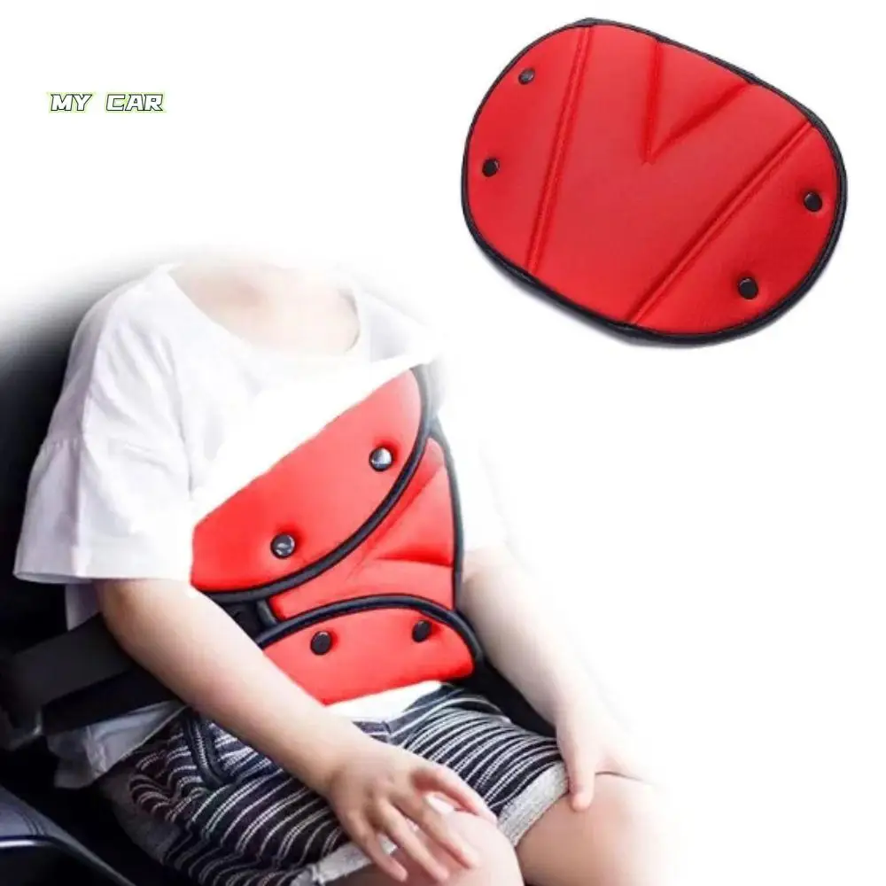 

2PCS Universal Car Seat Belt Adjuster Pad Clips Triangle Holder Child Protector Positioner Anti-Neck Anti-collision