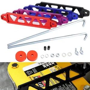 قوس تركيب البطارية العالمي لسيارة هوندا سيفيك EK EG سيارة السباق ، قوس تركيب البطارية التلقائي ، قضيب الألومنيوم ، 218 مم ، 190 مم أفضل 8 حامل بطارية مبيعات هوندا سيفيك - رقم 6