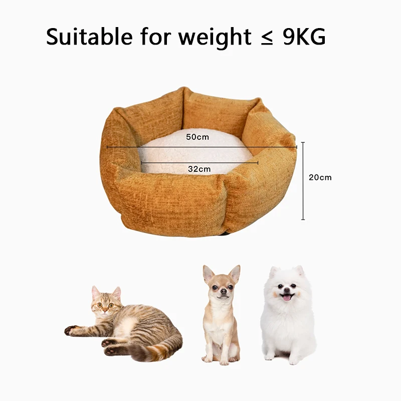 

Orthopedic Dog Bed Medium Size Dogs Durable Egg Crate Foam Sofa Pet Bed with Washable Removable Cover Waterproof Lining Dog Bed