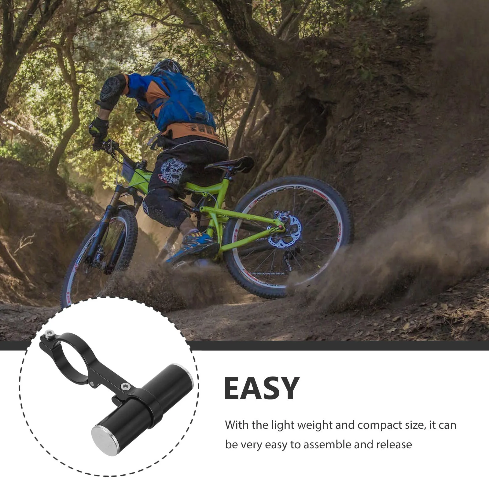 

1 Set Bike Handlebar Extender For Bicycle Handlebar Extender Mountain Bicycle Light Mount Extension Bar Accessory Cycling Rack